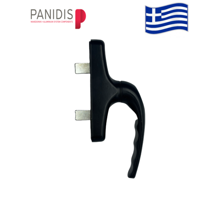 Σπανιολέτα ανοιγόμενου τζαμιού XS-600 Μακεδονική μαύρη