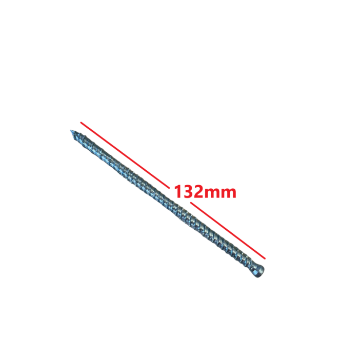 Τσιμεντόβιδα (βίδα μπετού) 7,5*132mm, γαλβανιζέ ακέφαλη
