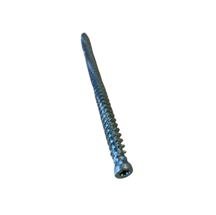 Τσιμεντόβιδα (βίδα μπετού) 7,5*122mm, γαλβανιζέ ακέφαλη