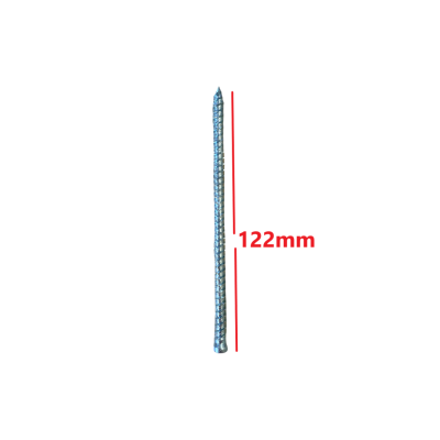 Τσιμεντόβιδα (βίδα μπετού) 7,5*122mm, γαλβανιζέ ακέφαλη