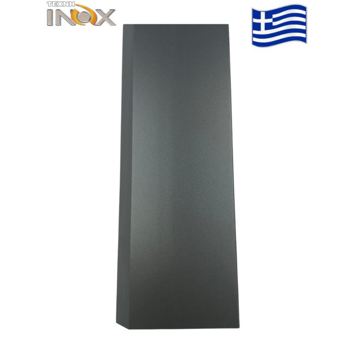 Τάβλα περίφραξης αλουμινίου σε χρώμα 502 Grey (λοξή βέργα) 20Χ120Χ6000, Τέχνη (τιμή βέργας 6μ.)