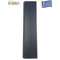 Τάβλα περίφραξης αλουμινίου σε χρώμα 503 Greyblue (λοξή βέργα) 20Χ120Χ6000, Τέχνη (τιμή βέργας 6μ.)