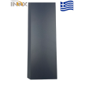 Τάβλα περίφραξης αλουμινίου σε χρώμα 503 Greyblue (λοξή βέργα) 20Χ120Χ6000, Τέχνη (τιμή βέργας 6μ.)