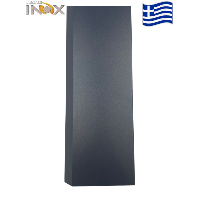 Τάβλα περίφραξης αλουμινίου σε χρώμα 503 Greyblue (λοξή βέργα) 20Χ120Χ6000, Τέχνη (τιμή βέργας 6μ.)