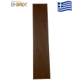 Τάβλα περίφραξης αλουμινίου σε χρώμα 02 Nussbaum 14x100x6000mm , Τέχνη (τιμή βέργας 6μ.)