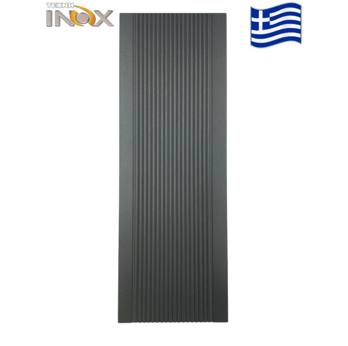 Τάβλα περίφραξης αλουμινίου σε χρώμα 502 GREY 14x100x6000mm , Τέχνη (τιμή βέργας 6μ.)