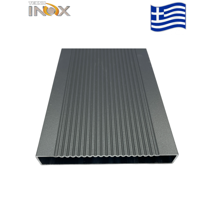 Τάβλα περίφραξης αλουμινίου σε χρώμα 502 GREY 14x100x6000mm , Τέχνη (τιμή βέργας 6μ.)