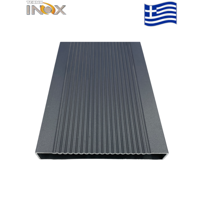 Τάβλα περίφραξης αλουμινίου σε χρώμα 503 GREYBLUE 14x100x6000mm, Τέχνη (τιμή βέργας 6μ.)