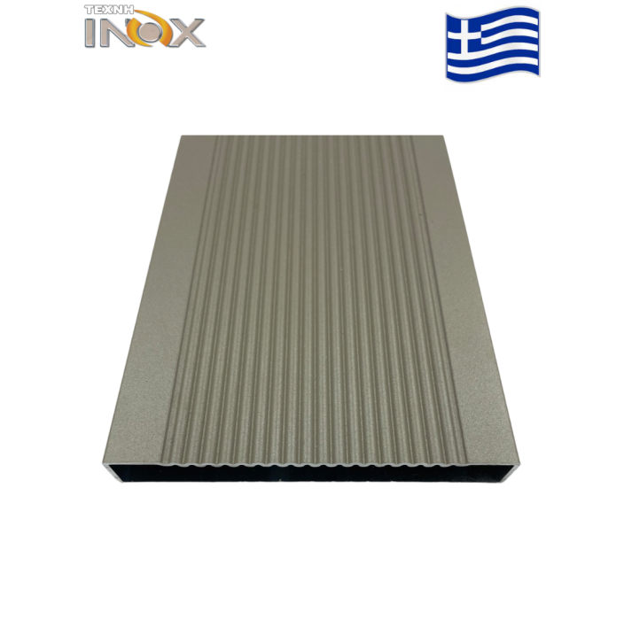 Τάβλα περίφραξης αλουμινίου σε χρώμα 517 Dune 14x100x6000mm, Τέχνη (τιμή βέργας 6μ.)