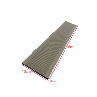 Τάβλα περίφραξης αλουμινίου σε χρώμα 517 Dune 14x100x6000mm, Τέχνη (τιμή βέργας 6μ.)