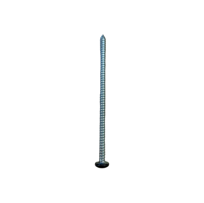 Λαμαρινόβιδα 12x4 (5,5x100) ψωμάκι [] σε χρώμα μαύρο.