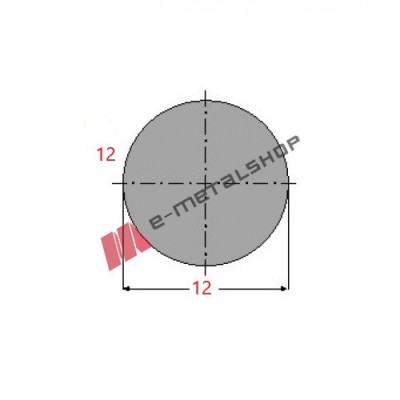 Μασίφ Στρογγυλό Γαλβανιζέ 12x12 6m (Φ12)