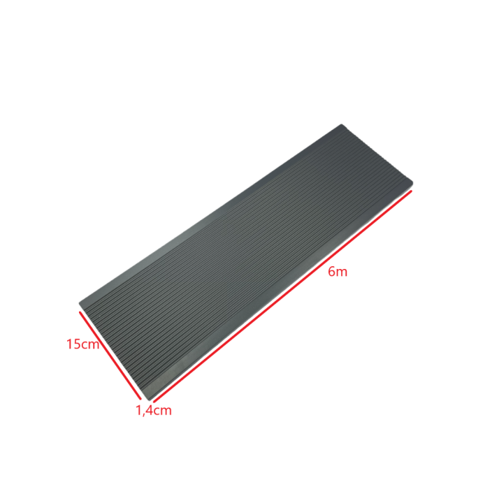 Τάβλα περίφραξης αλουμινίου σε χρώμα 502 GREY 14x150x6000mm, Τέχνη (τιμή βέργας 6μ.)