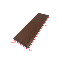 Τάβλα περίφραξης αλουμινίου σε χρώμα 02 Nussbaum 14x150x6000mm, Τέχνη (τιμή βέργας 6μ.)
