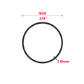 Σωλήνα Μαύρη Φ26 3/4'' 1,8mm 6m