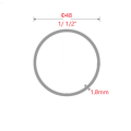 Σωλήνα Γαλβανιζέ ΒΤ Φ48 1 1/2'' 1,8mm 6m