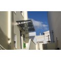 Στέγαστρο αλουμινίου 616 διαστάσεων 1000mm x 1000mm