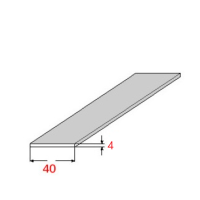 Λάμα 40x4mm Γαλβανιζέ 4m