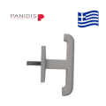 Πόμολο ταυ λευκό Μακεδονικής 8mm Χ-105