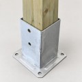 Bάση ξύλου βιδωτή INOX Βάση βιδωτή Νο10 INOX