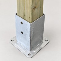Bάση ξύλου βιδωτή INOX Βάση βιδωτή Νο10 INOX