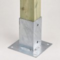 Βάση ξύλου βιδωτή 121 x 121 x 150mm