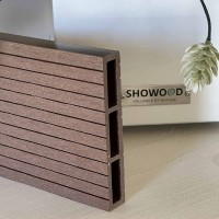 WPC σανίδα περίφραξης γραμμωτή 2 x 12 x 360εκ. - καφέ