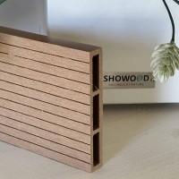 WPC σανίδα περίφραξης γραμμωτή 2 x 12 x 360εκ. - καφέ ανοιχτό