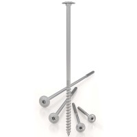 Βίδες ξύλου torx Ø6mm με πλατιά κεφαλή 6 x 80mm