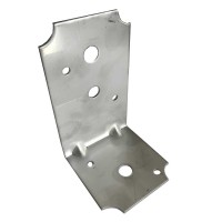 Γωνία σύνδεσης ξύλου 100 x 60 x 60mm inox