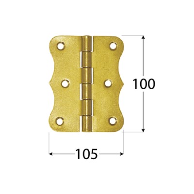 Μεντεσές πόρτας Μεντεσές 100 x 105mm