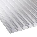 Πολυκαρμπονικό φύλλο κυψελωτό διάφανο 16mm 210 x 300εκ.