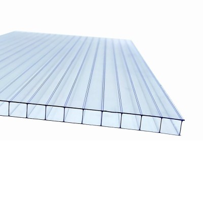 Πολυκαρμπονικό φύλλο κυψελωτό διάφανο 6mm 210 x 100εκ. 