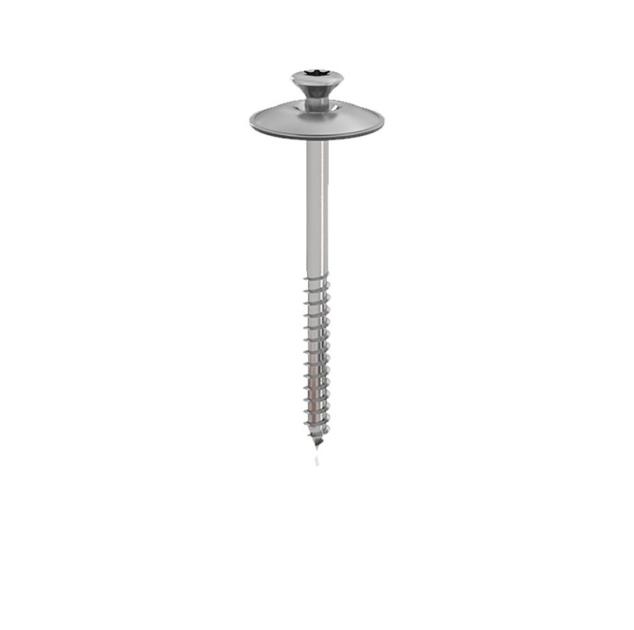 Ροδέλα πολυκαρμπονικού inox με βίδα 4,5 x 60mm