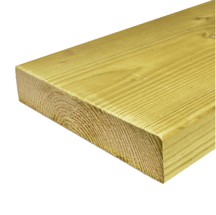 Ξύλινο μαδέρι εμποτισμένο  4,5x19,5x450εκ.