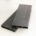 WPC 3D σανίδα περίφραξης 2 x 12 x 360εκ. -γκρι σκούρο