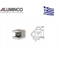 Σύνδεσμος Κολώνας F50-100 Με προφίλ F50-302 Aluminco 4232