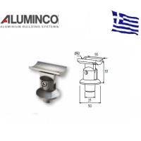 Στήριγμα κουπαστής Inox F50-200 και κολώνας F50-101 Aluminco 4179