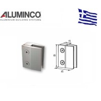 Στήριγμα τζαμιού 8-10mm για κολώνα F50-102/106 Aluminco 4193