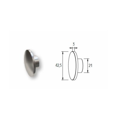 Τάπα κολώνας F50-100 Aluminco 4436